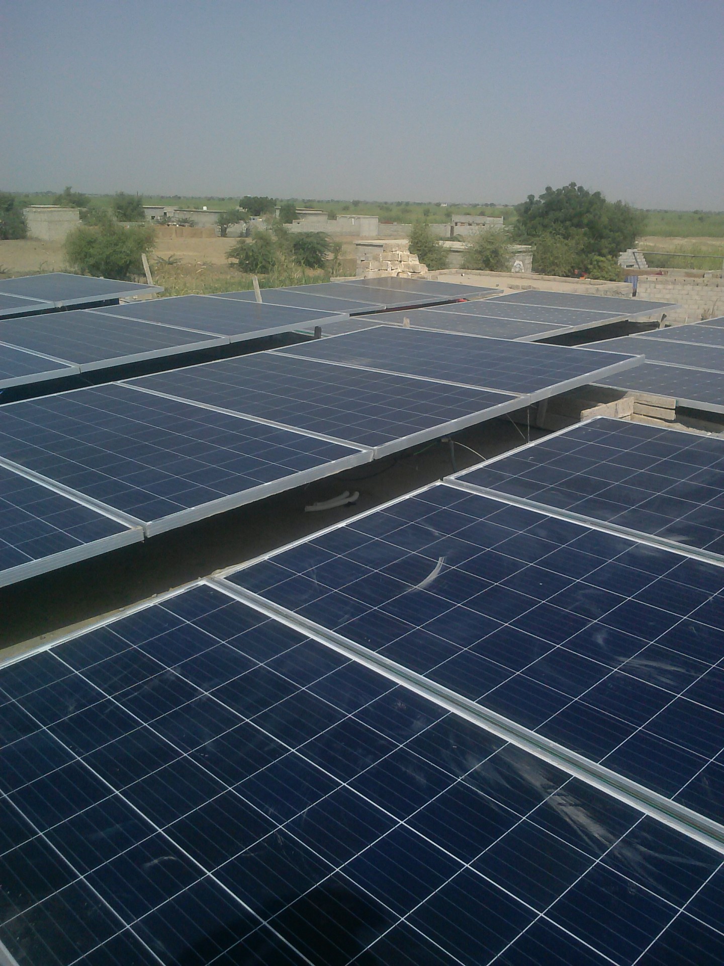 Solar desalination plant