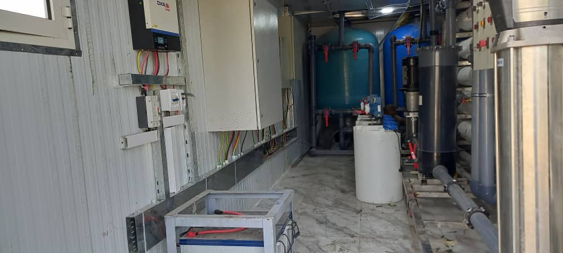 Supply, installation and operation of a water desalination plant for the General Water Corporation with a capacity of 100 kw and a production capacity of 30 liters, Al-Hudaydah, Yemen.