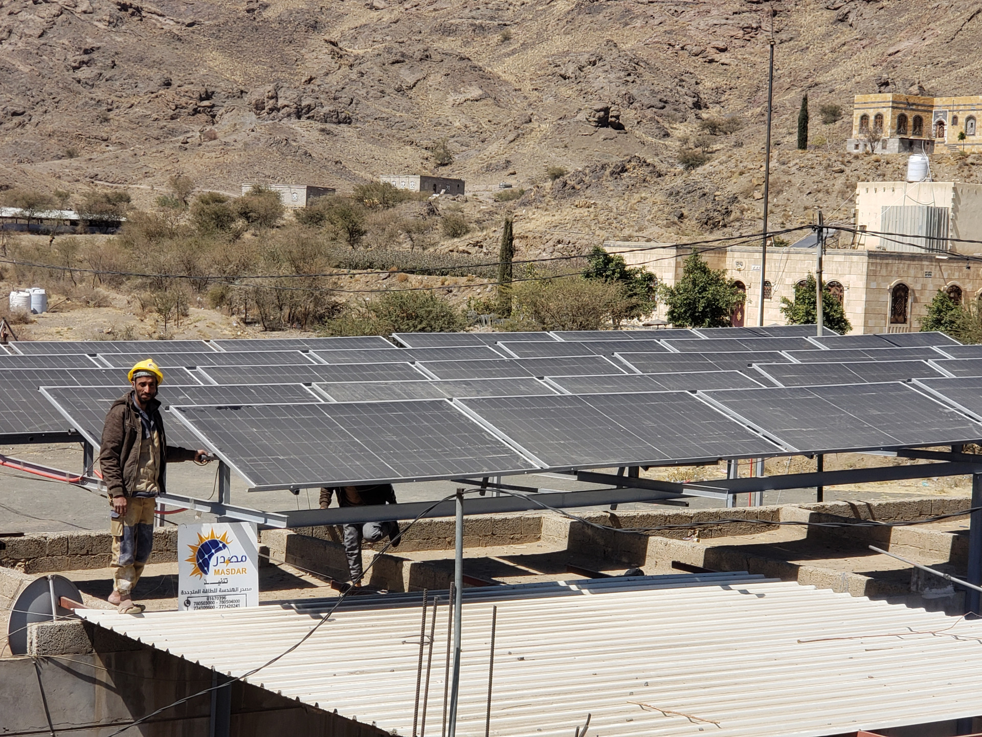 Supply, installation, and operation of a solar system to operate refrigerators and supermarkets with a capacity of 10 kW for the client/ Nayef Gharqan - Sana'a.