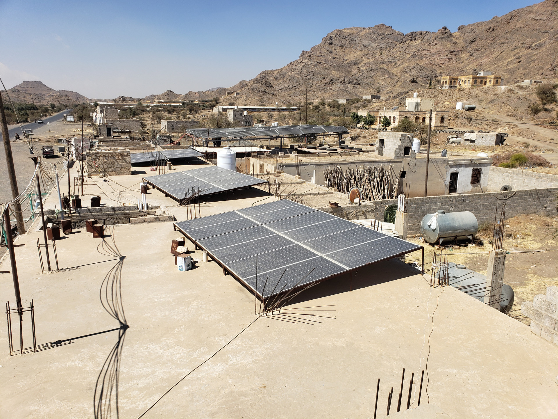 Supply, installation, and operation of a solar system to operate refrigerators and supermarkets with a capacity of 10 kW for the client/ Nayef Gharqan - Sana'a.