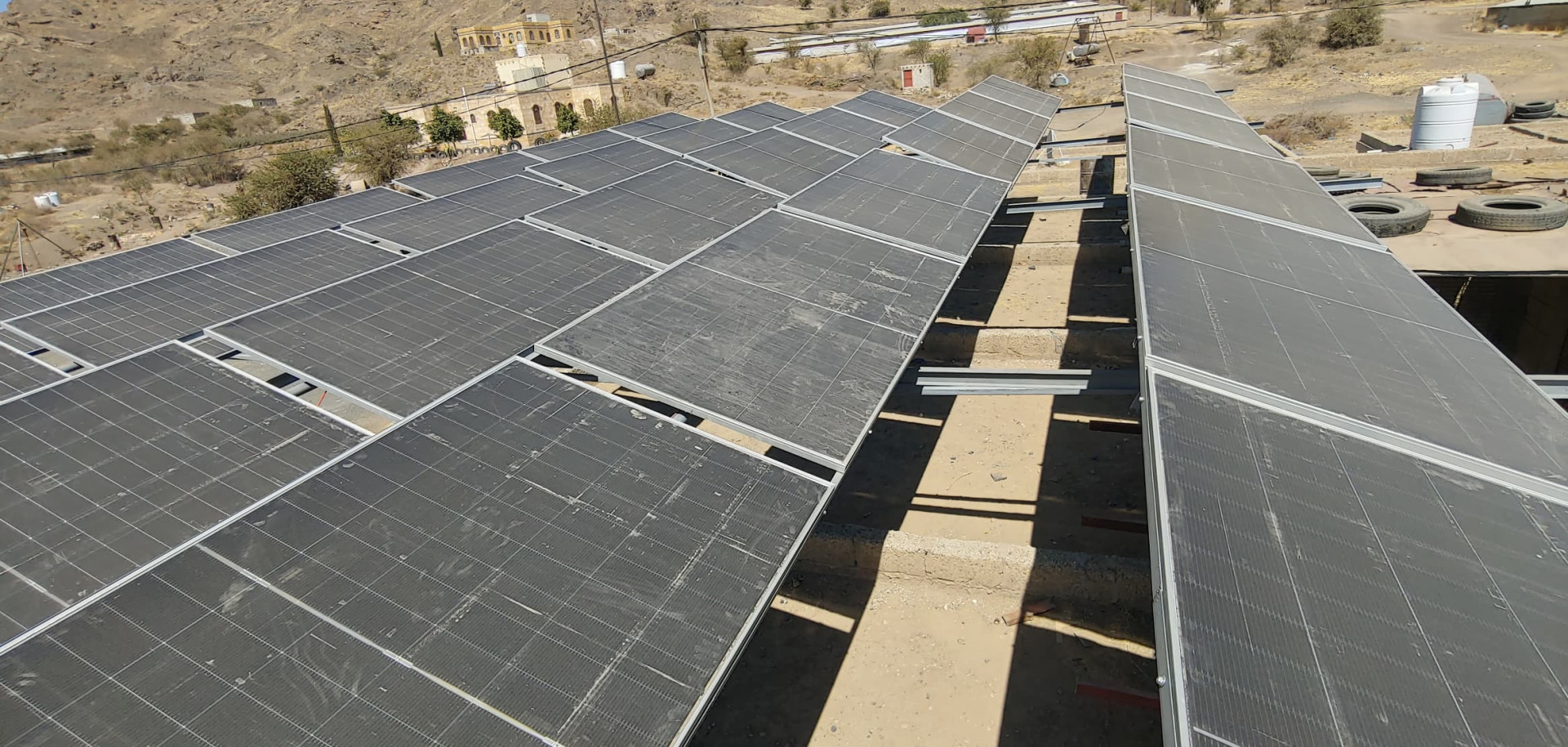 Supply, installation, and operation of a solar system to operate refrigerators and supermarkets with a capacity of 10 kW for the client/ Nayef Gharqan - Sana'a.