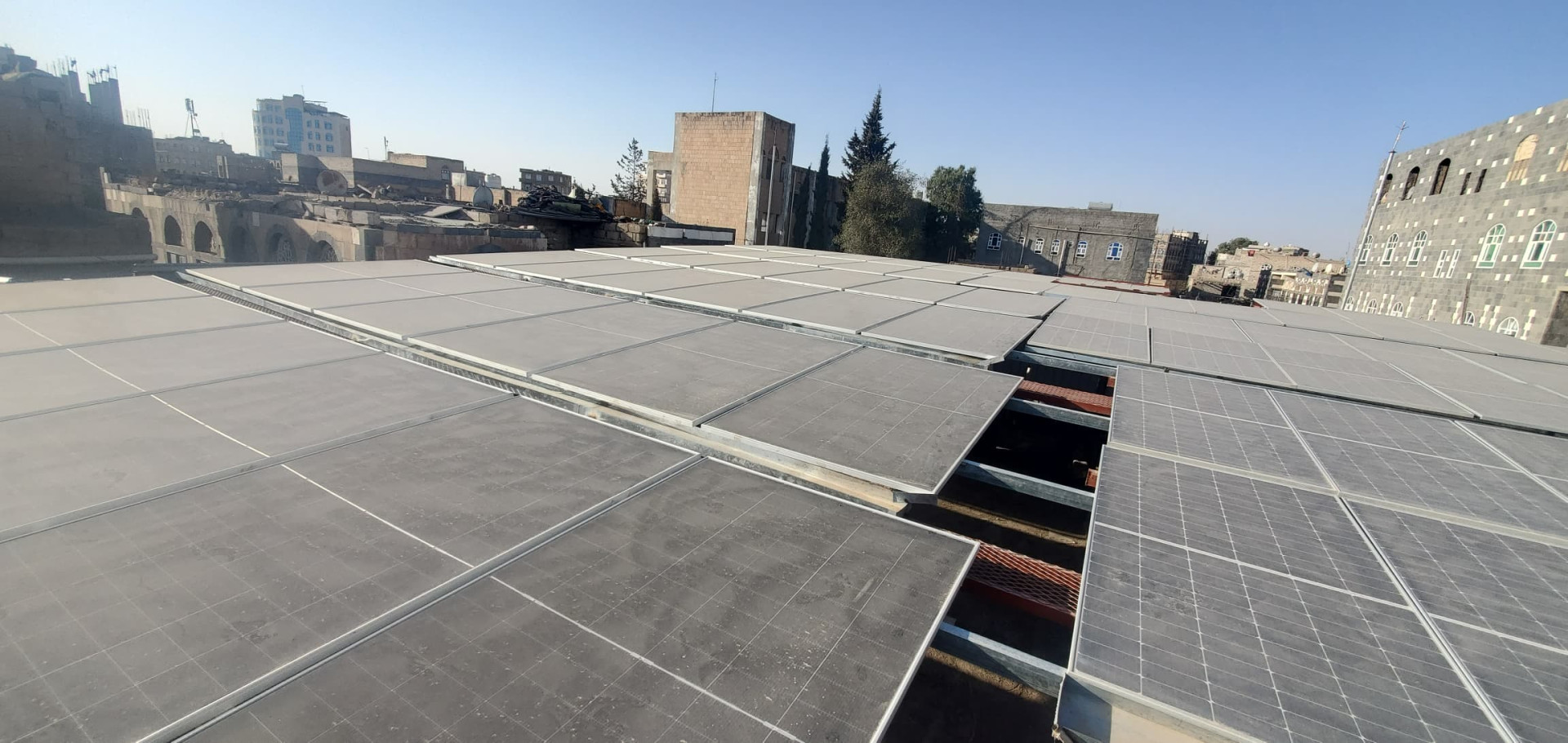 Supply, installation, and operation of a solar system to operate a mill with a capacity of 30 kW for the client/ Ahmed Al-Kharari - Dhamar