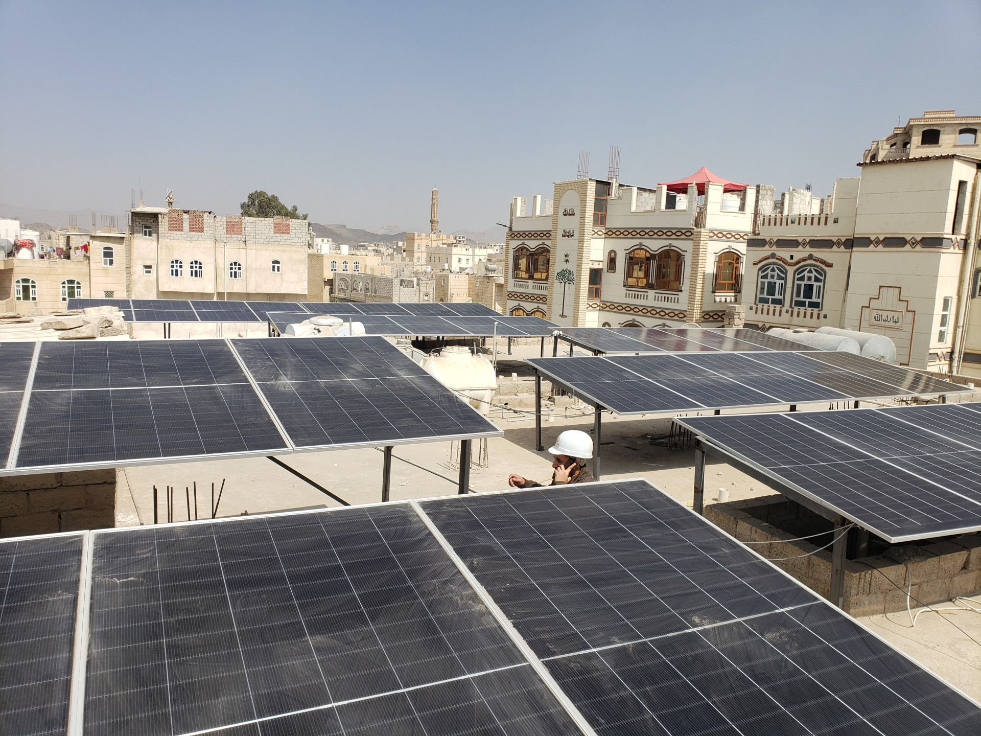 Supply ,installation and commissioning Hybrid system (on off grid system) with lithium battery to operate a spice mill, supermarket and refrigerators with a capacity of 30 kw for the client/ Shaja Al-Shuaibi Sana'a/Haiziz