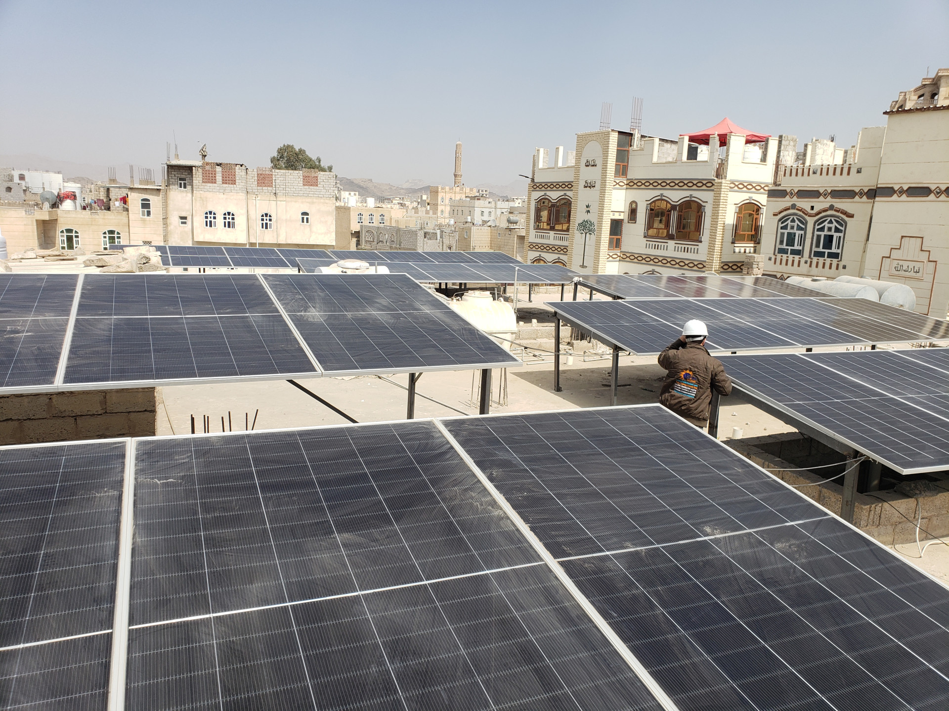Supply ,installation and commissioning Hybrid system (on off grid system) with lithium battery to operate a spice mill, supermarket and refrigerators with a capacity of 30 kw for the client/ Shaja Al-Shuaibi Sana'a/Haiziz